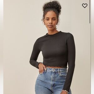 Reformation Zayne Knit Top